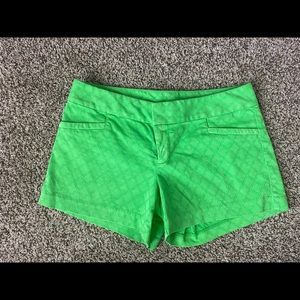 Lilly Pulitzer green shorts size 4